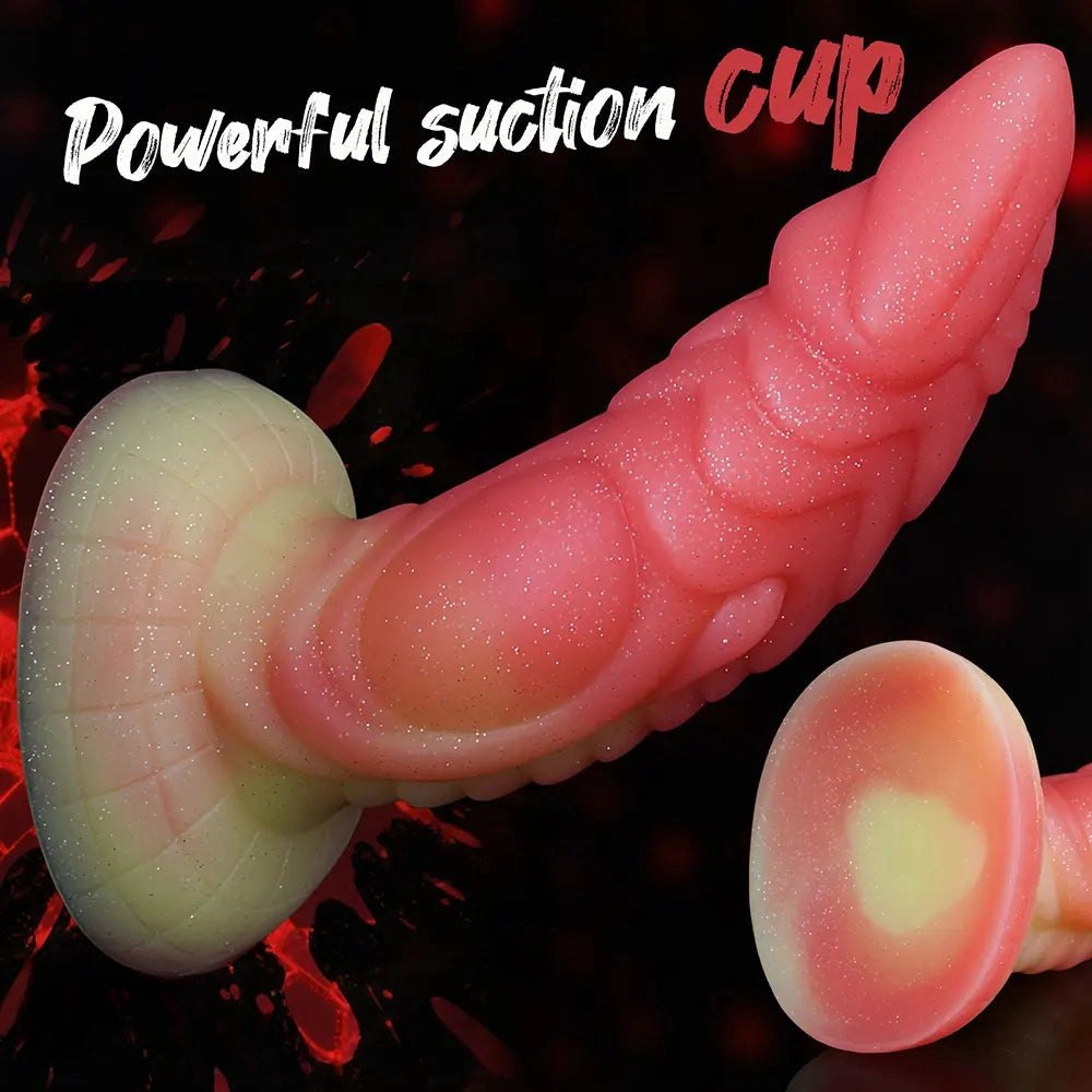Curved alien-inspired fantasy dildo, photo 3