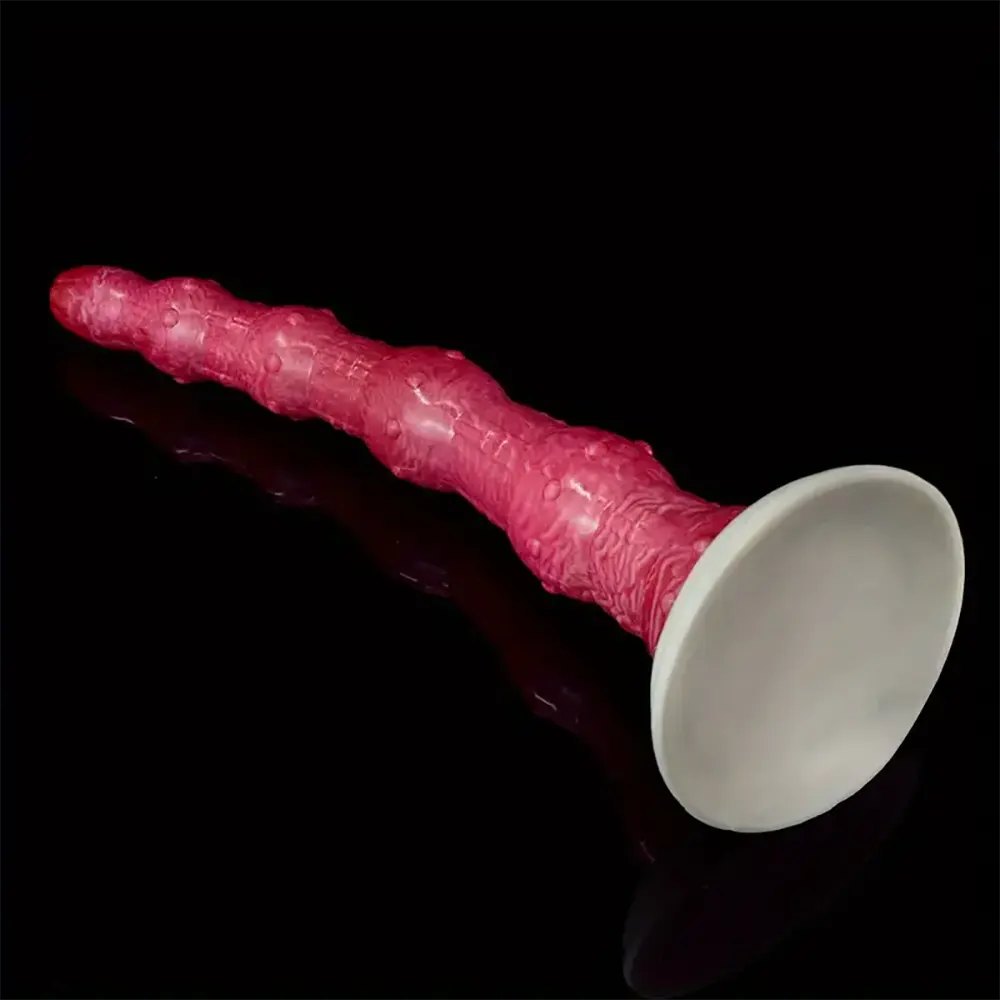 Curved beaded anal dildo, photo 8