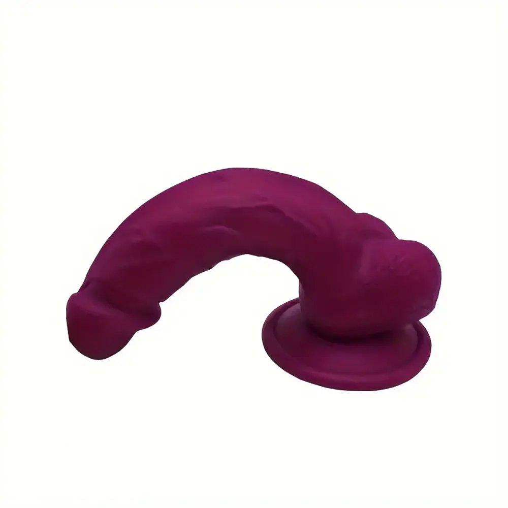 Curved g-spot silicone dildo, photo 10