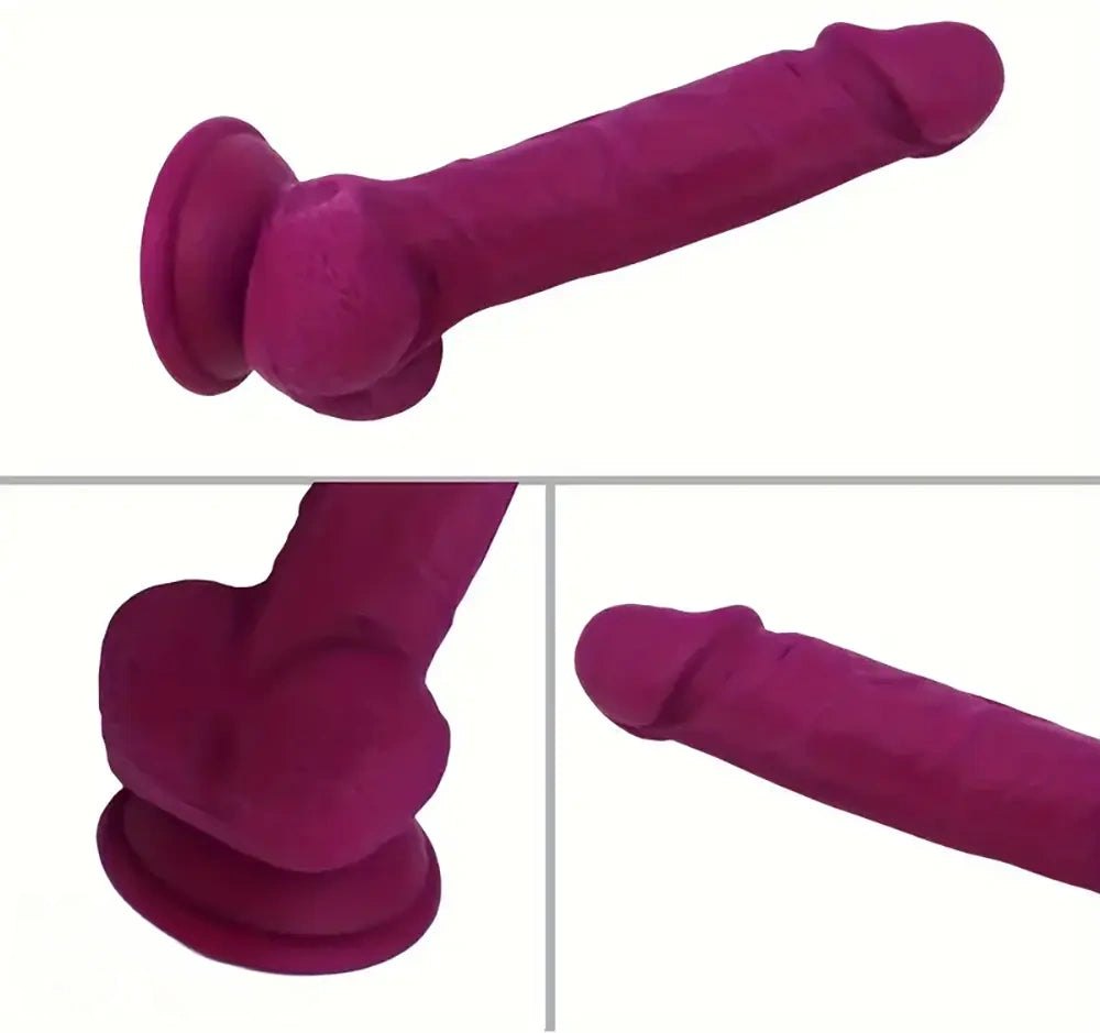 Curved g-spot silicone dildo, photo 13
