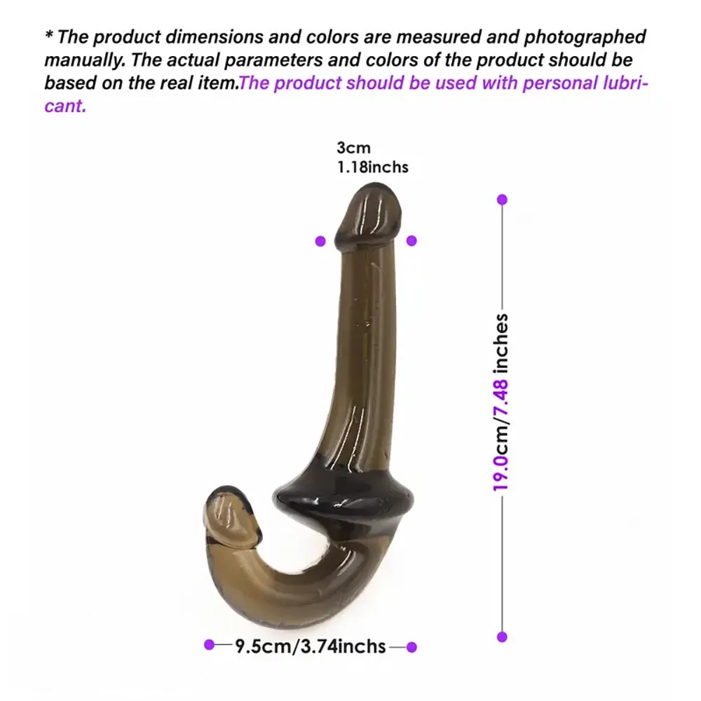 Curved double dildo, photo 7