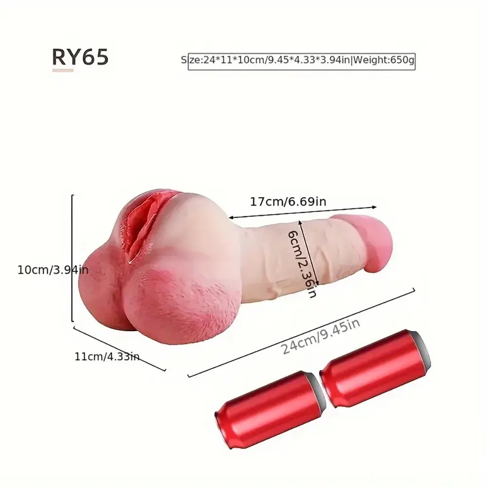 Flesh curved flesh g-spot realistic dildo