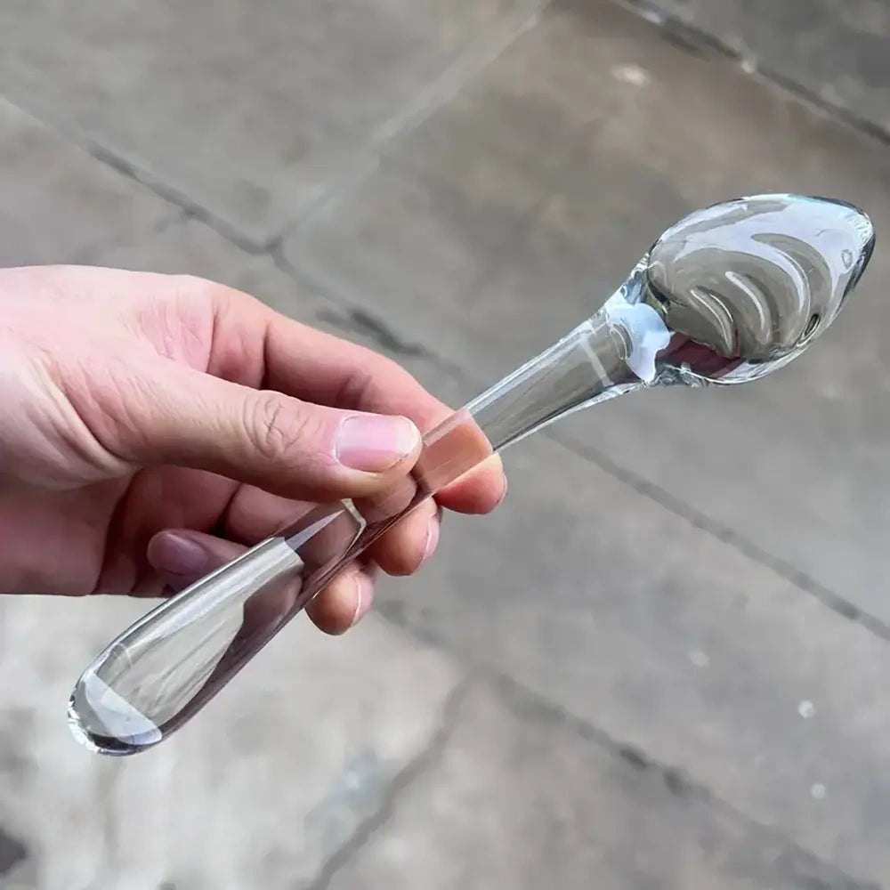 Curved glass wand dildo, photo 10
