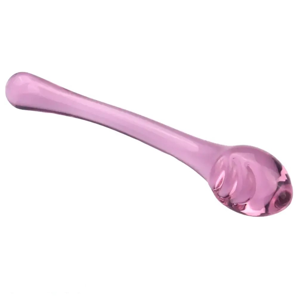 Curved glass wand dildo, photo 8