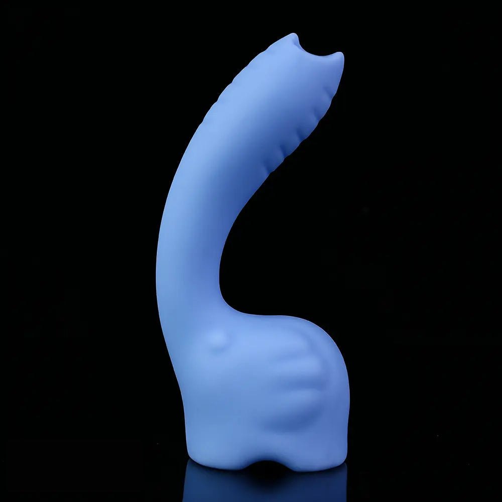 Curved hook silicone g-spot dildo, photo 12