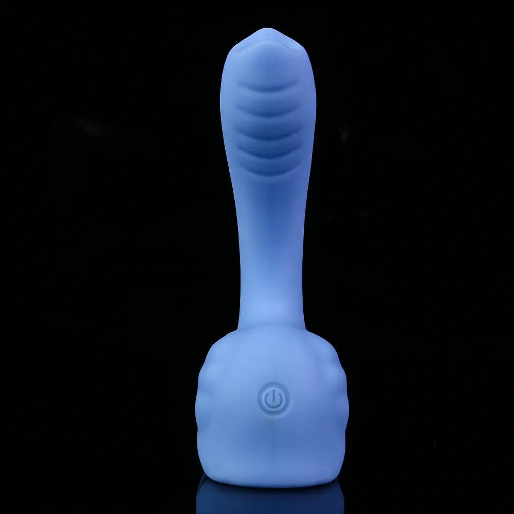 Curved hook silicone g-spot dildo, photo 13