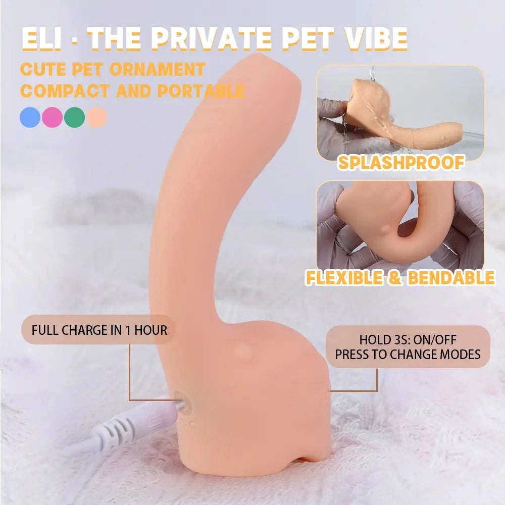 Curved hook silicone g-spot dildo, photo 3