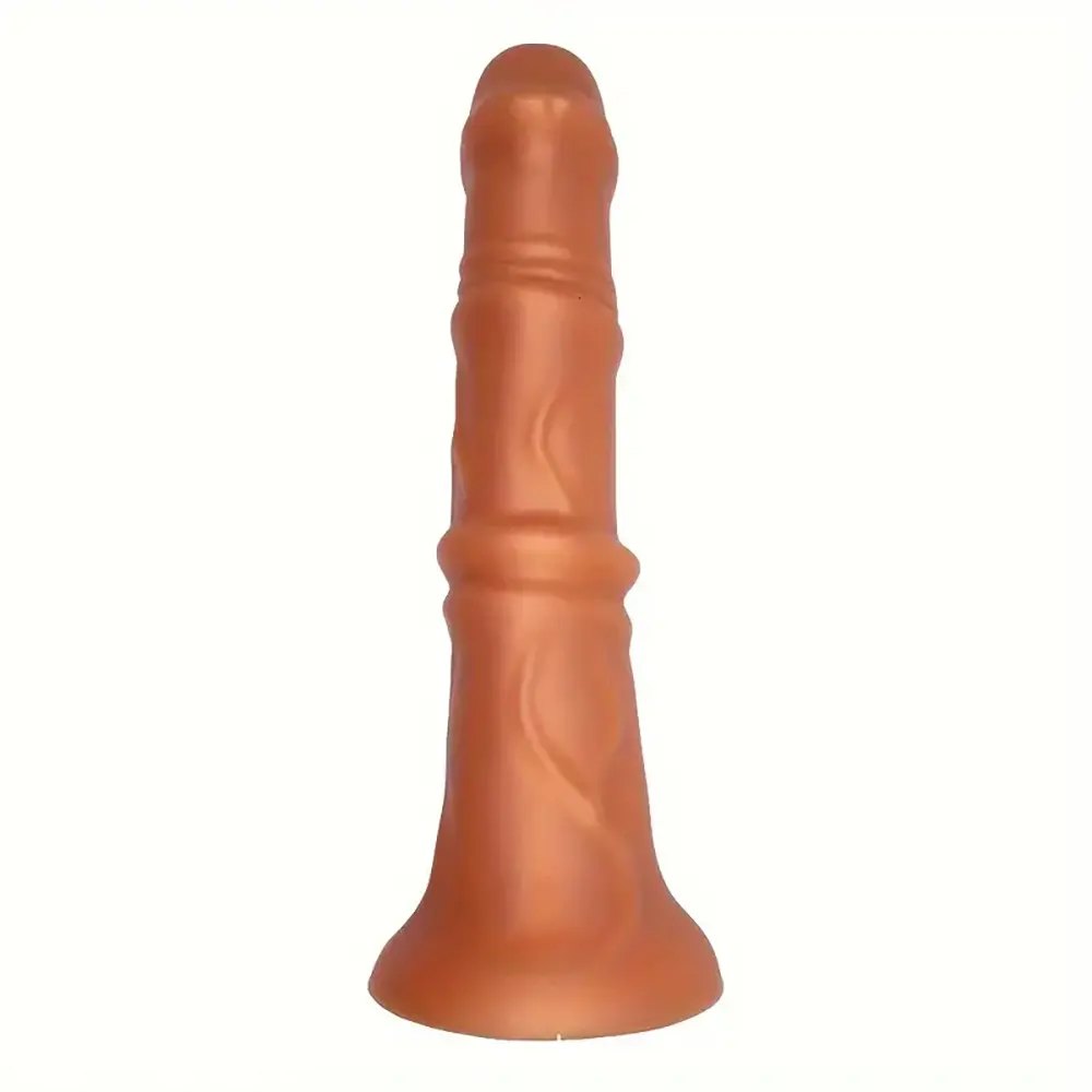 Curved silicone horse-style dildo, photo 3