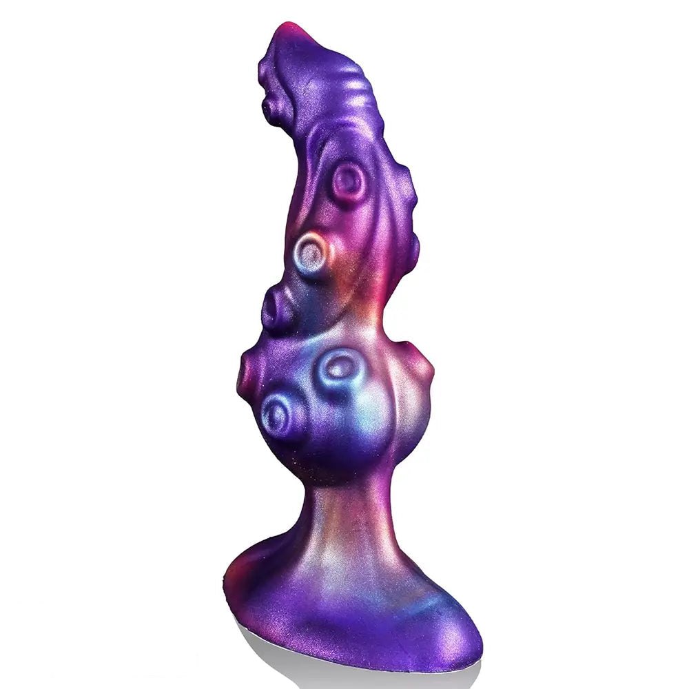 Curved knotted animal dildo, photo 1