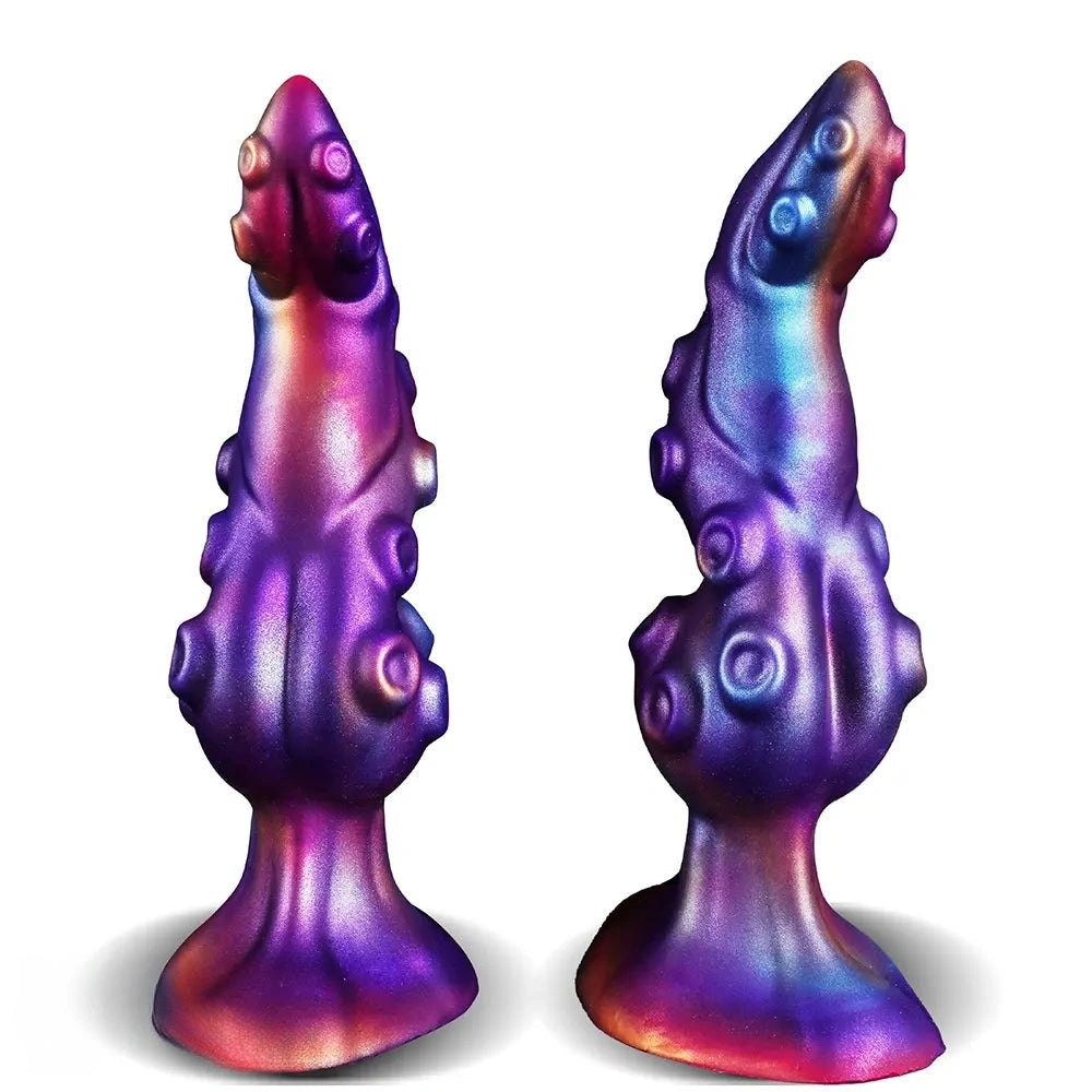 Curved knotted animal dildo, photo 2