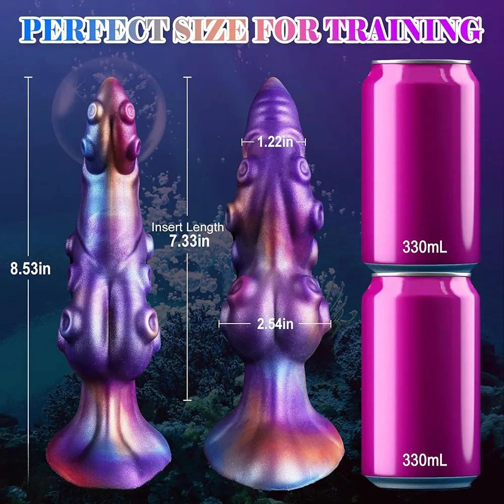 Curved knotted animal dildo, photo 7