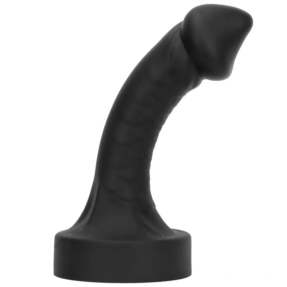 Black curved mushroom-head dildo, photo 12