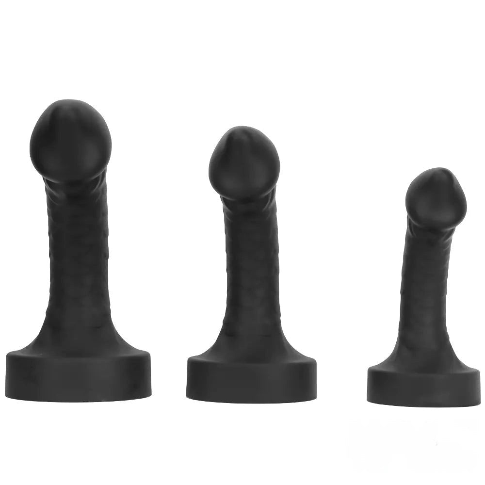 Black curved mushroom-head dildo, photo 9