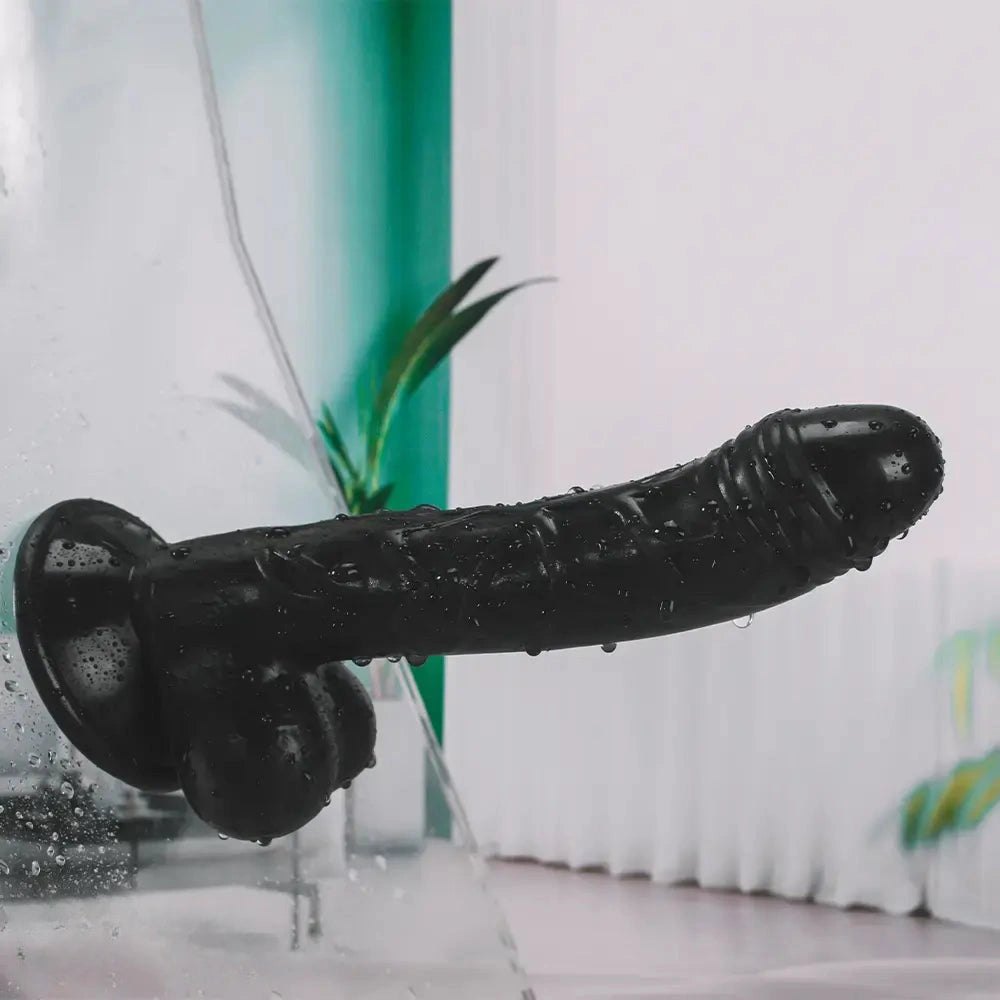 Curved pvc suction cup dildo, photo 10