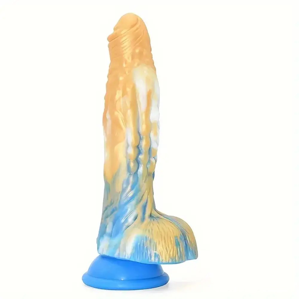 #3 curved worm shaped fantasy dildo