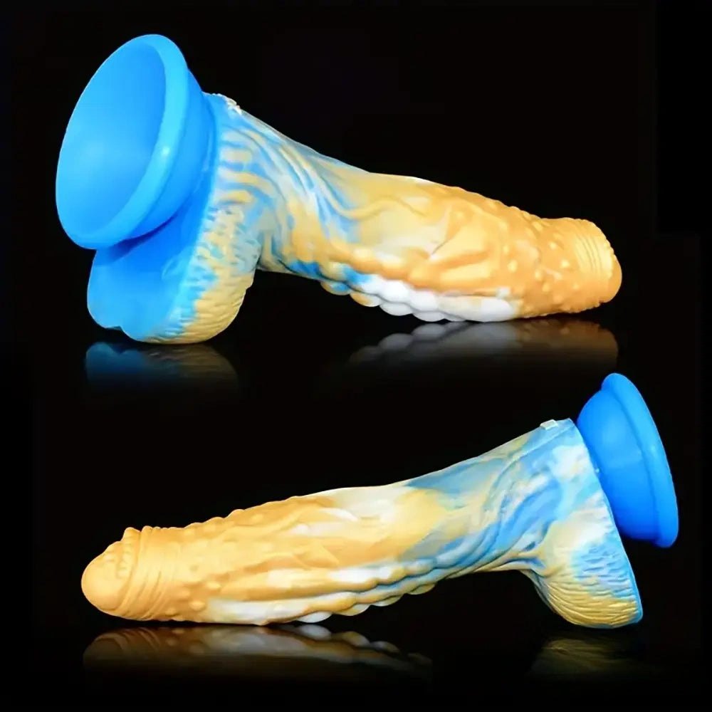 Curved worm shaped fantasy dildo, photo 10
