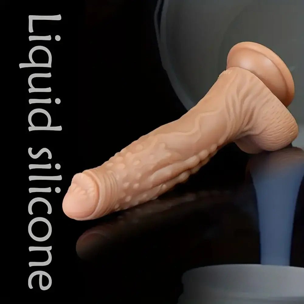 Curved worm shaped fantasy dildo, photo 11
