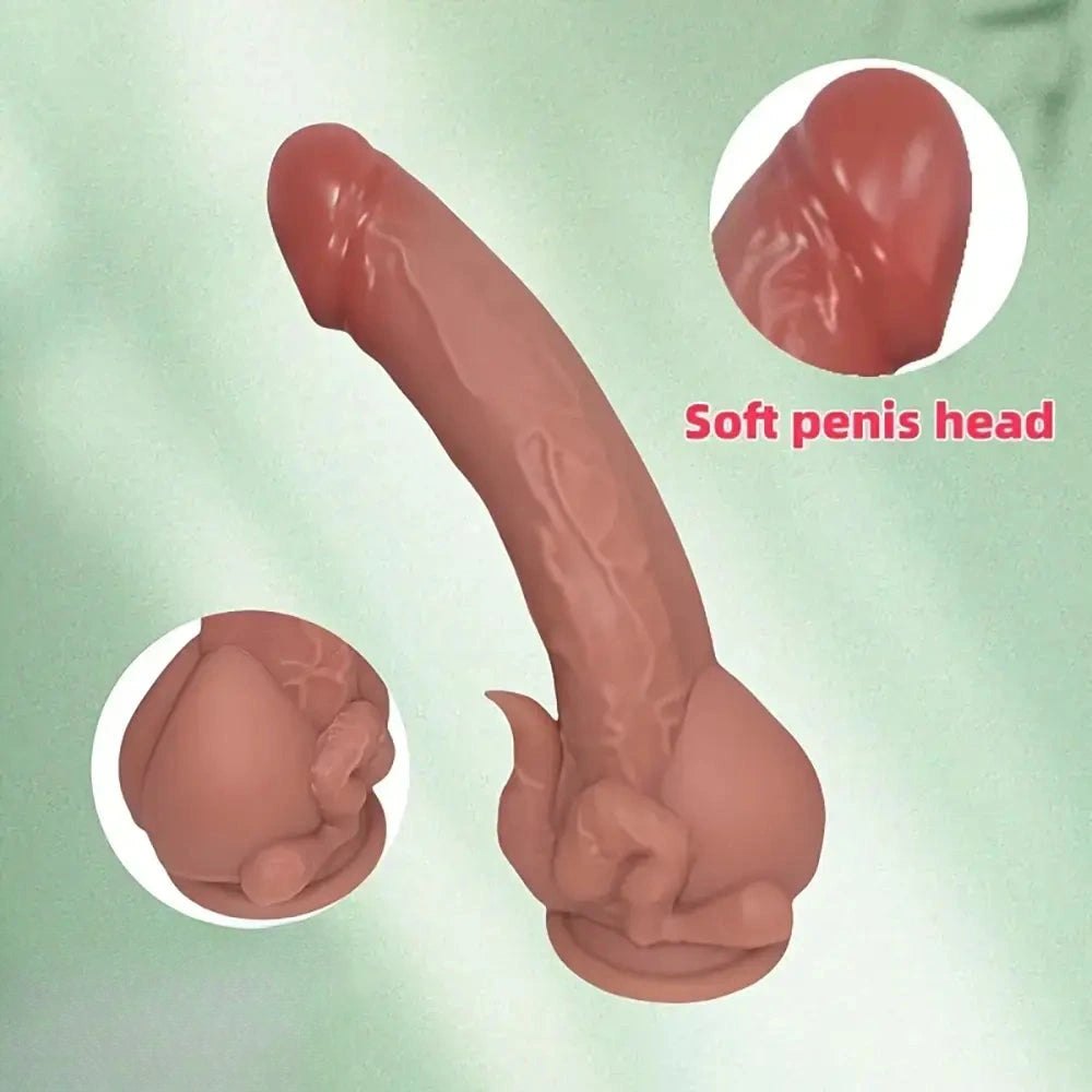 Flesh tone realistic dildo, photo 1