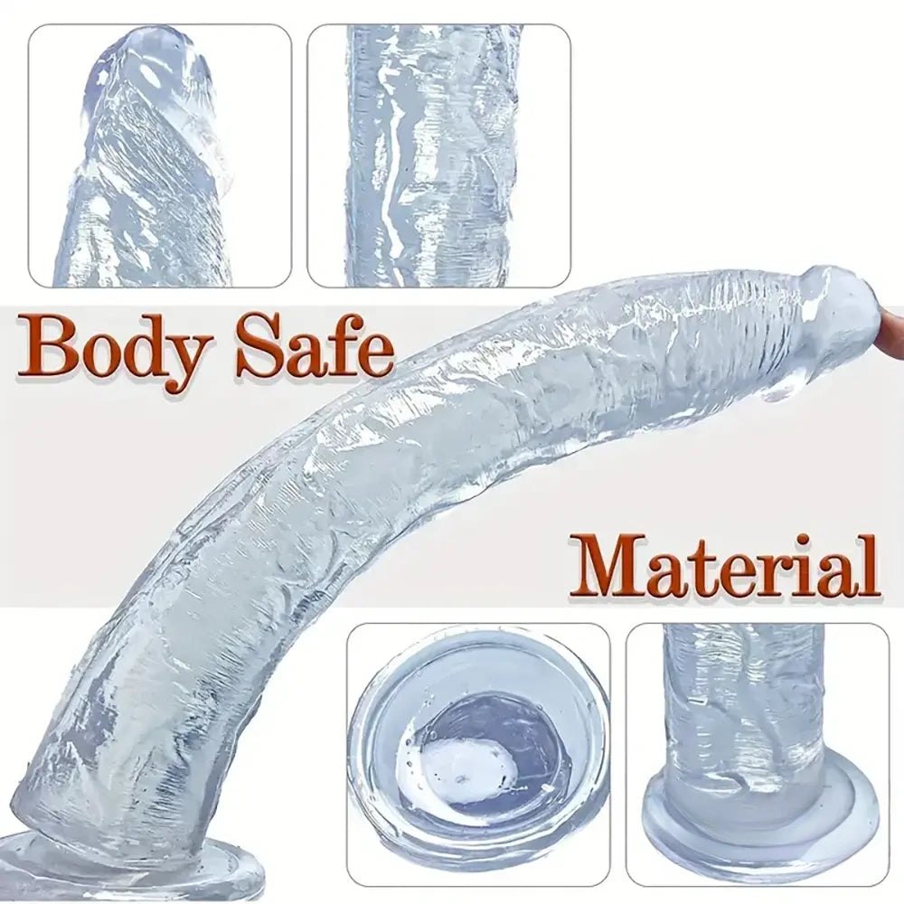 Curved realistic pvc dildo, photo 3