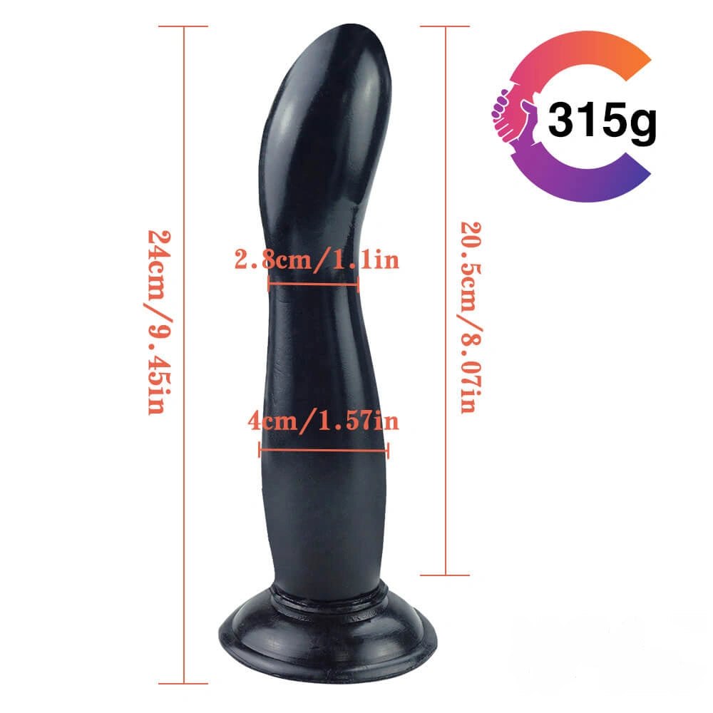Curved realistic pvc dildo, photo 4