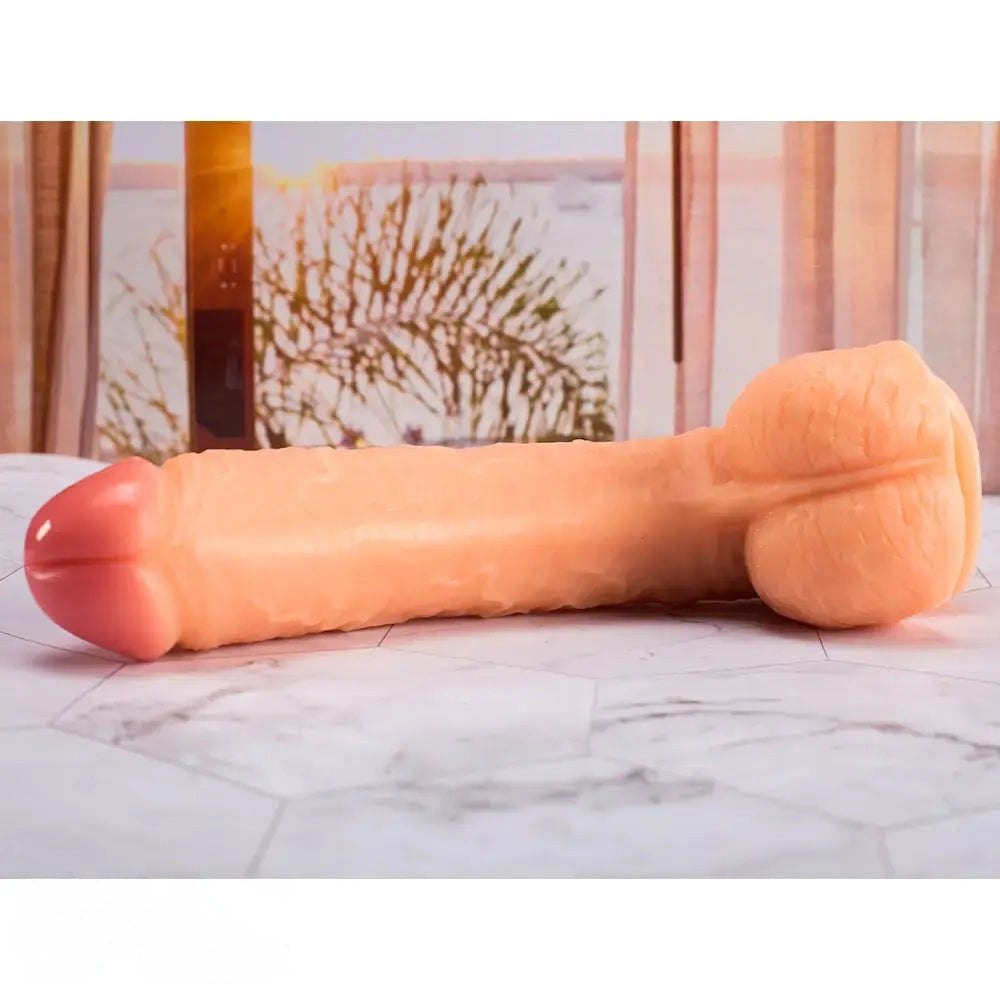 Curved realistic PVC dildo, photo 6