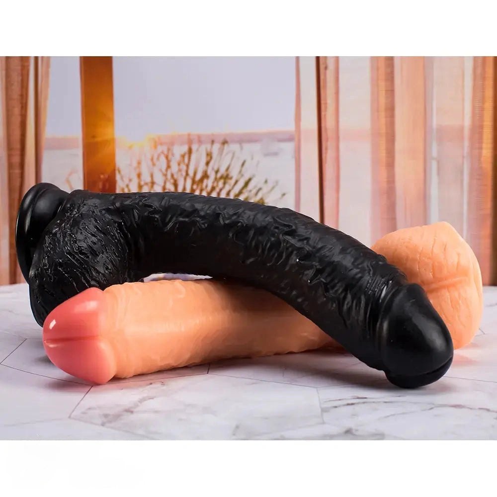 Curved realistic PVC dildo, photo 7