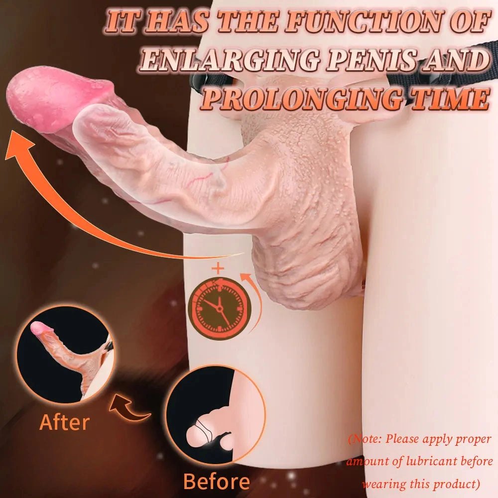 Flesh tone curved realistic silicone dildo, photo 12