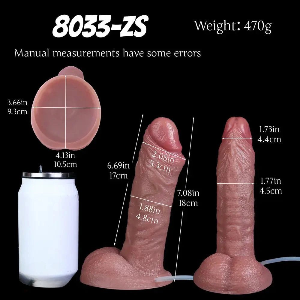 Flesh curved realistic silicone dildo, photo 9