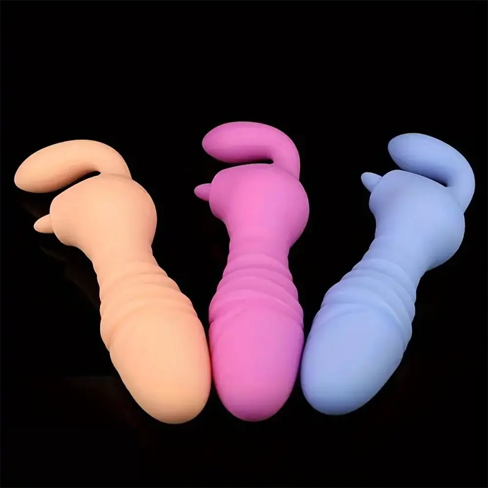 Curved silicone g-spot dildo, photo 2
