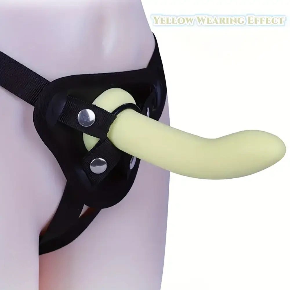 Curved slim silicone dildo, photo 14