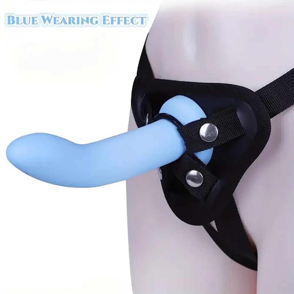 Curved slim silicone dildo, photo 8