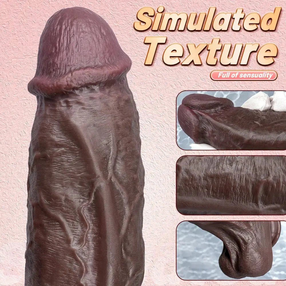 Curved silicone strap-on dildo, photo 14