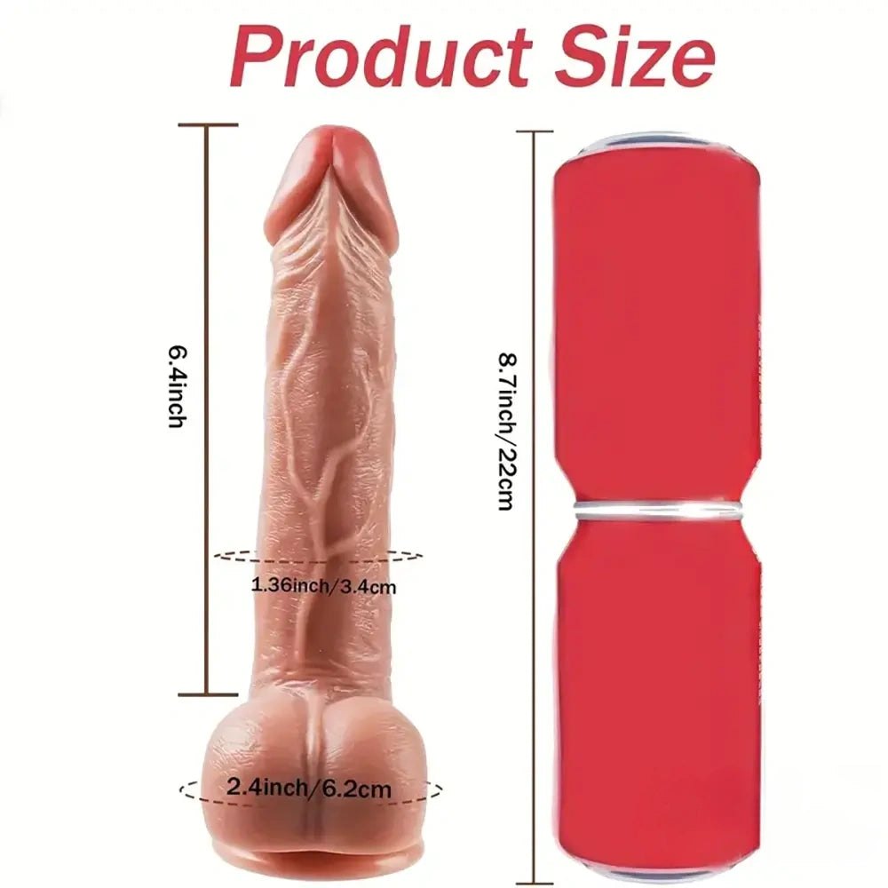 Flesh tone curved silicone suction cup dildo, photo 9