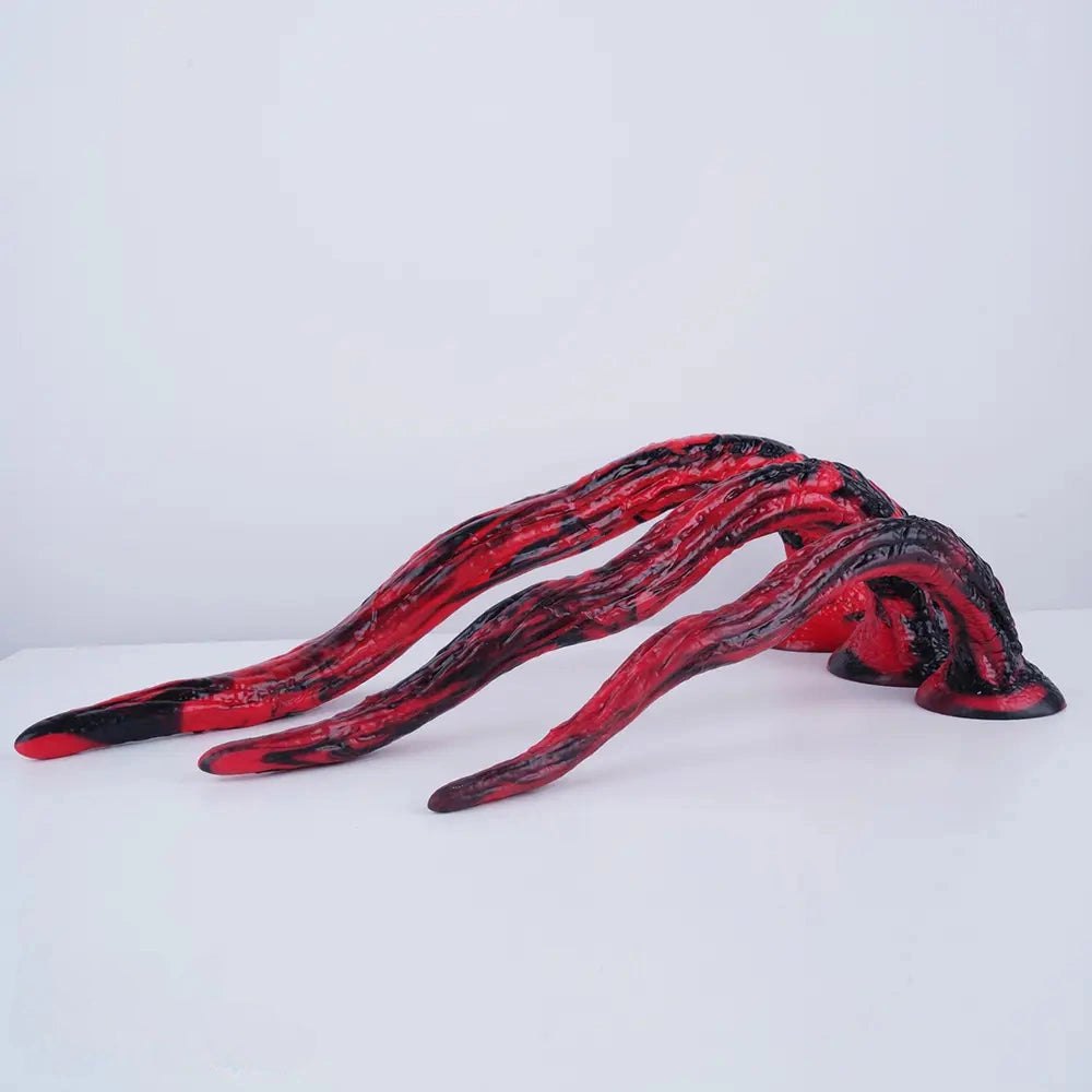 Curved tentacle fantasy dildo, photo 11