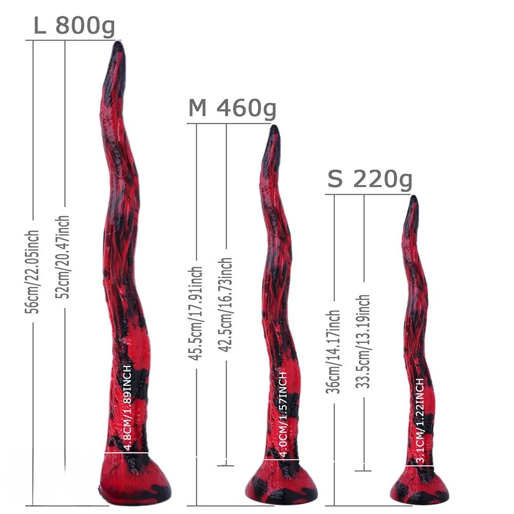 Curved tentacle fantasy dildo, photo 3