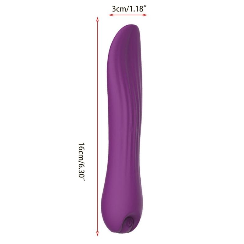 Curved tongue-shaped clitoral vibrator, photo 5