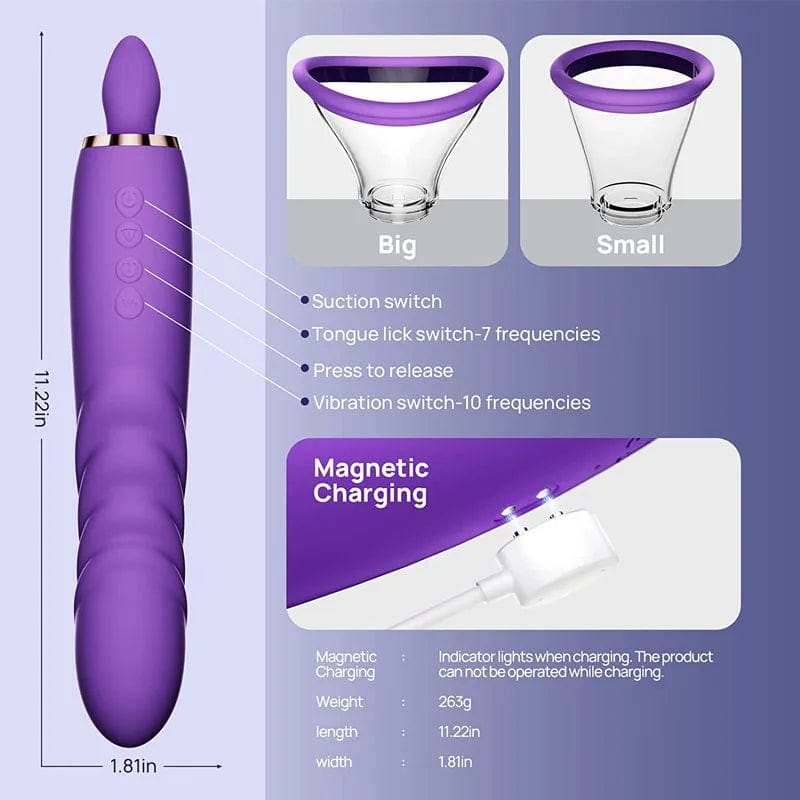 Curved tongue suction vibrator, photo 6