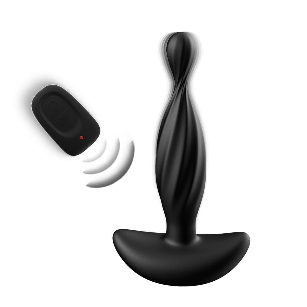 Black curved prostate massager, photo 7