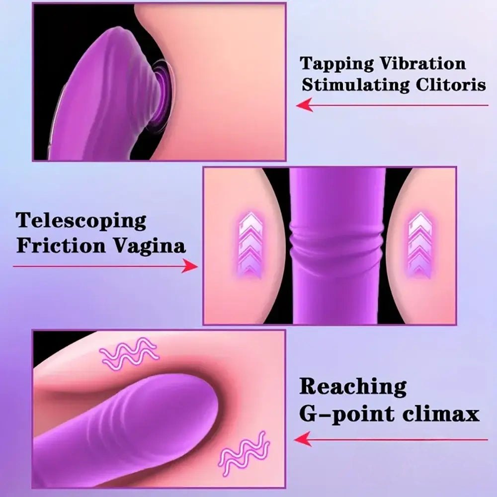 Curved wearable silicone vibrator with external stimulator arm, photo 11