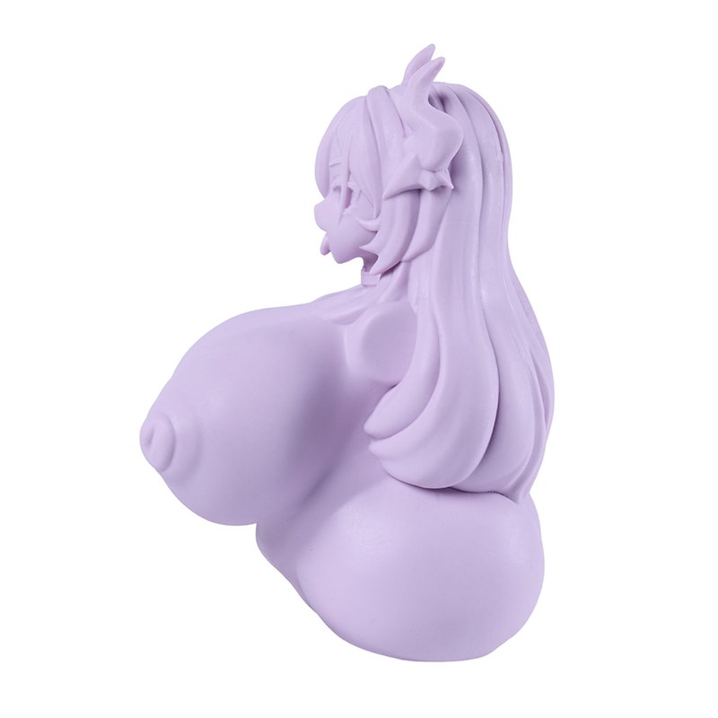 Lavender curvy bbw anime onahole torso, photo 2
