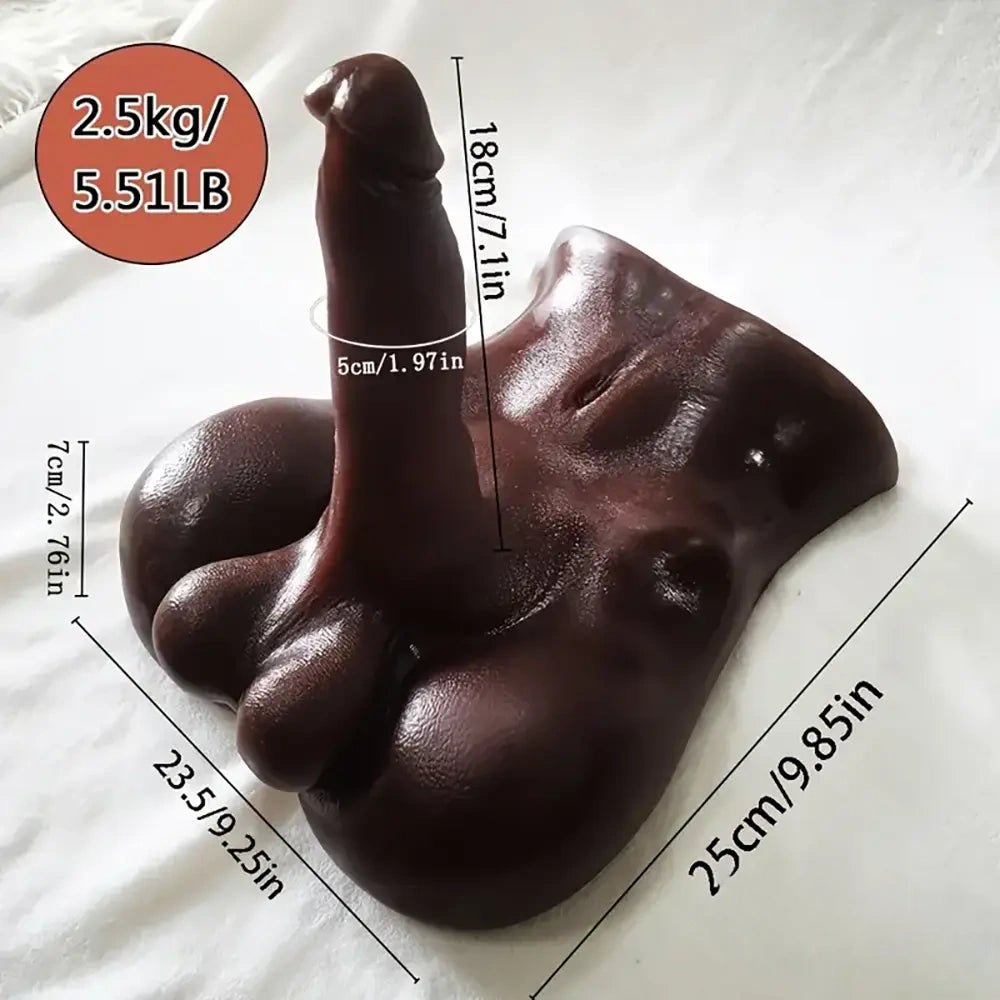 Pelvis torso doll with attached dildo, photo 7