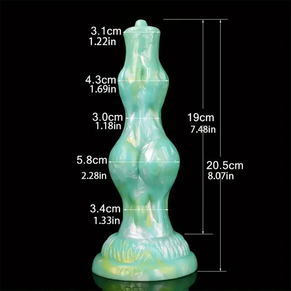 Curvy silhouette fantasy dildo, photo 7