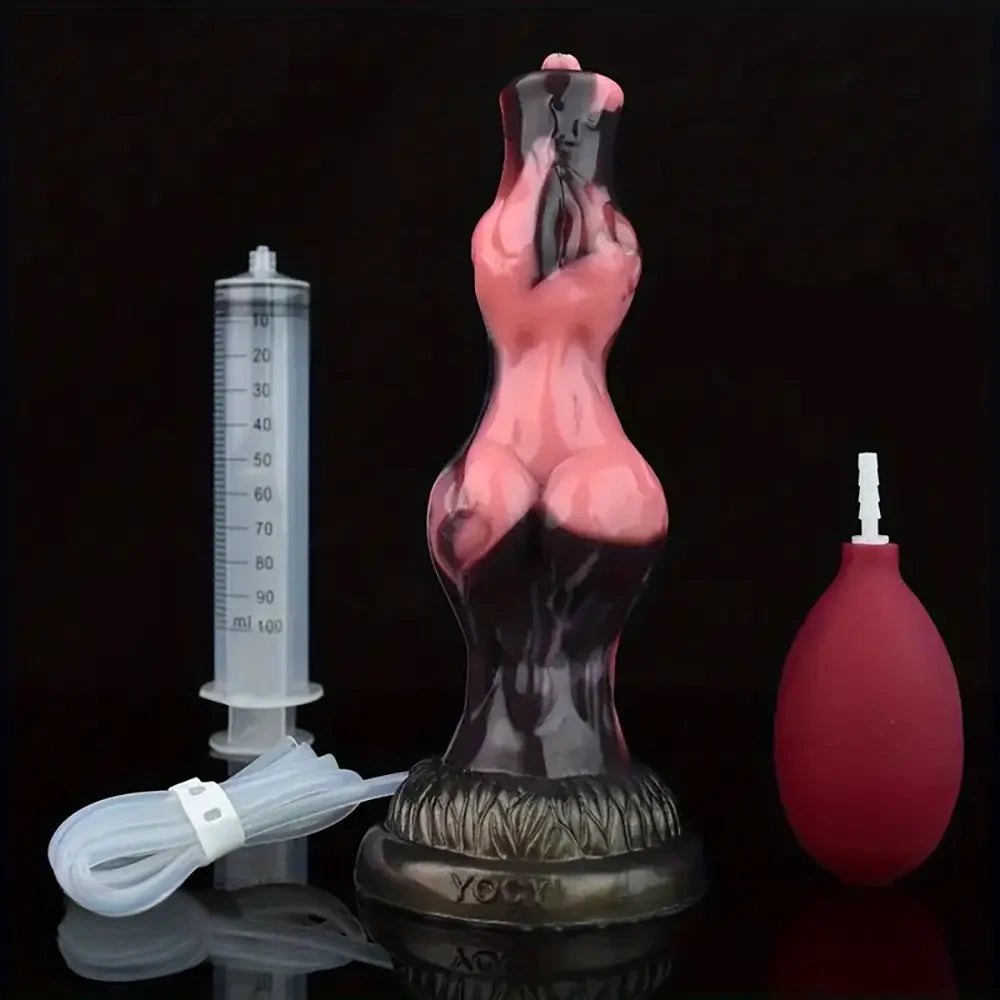 #1 colorful silicone curvy torso dildo