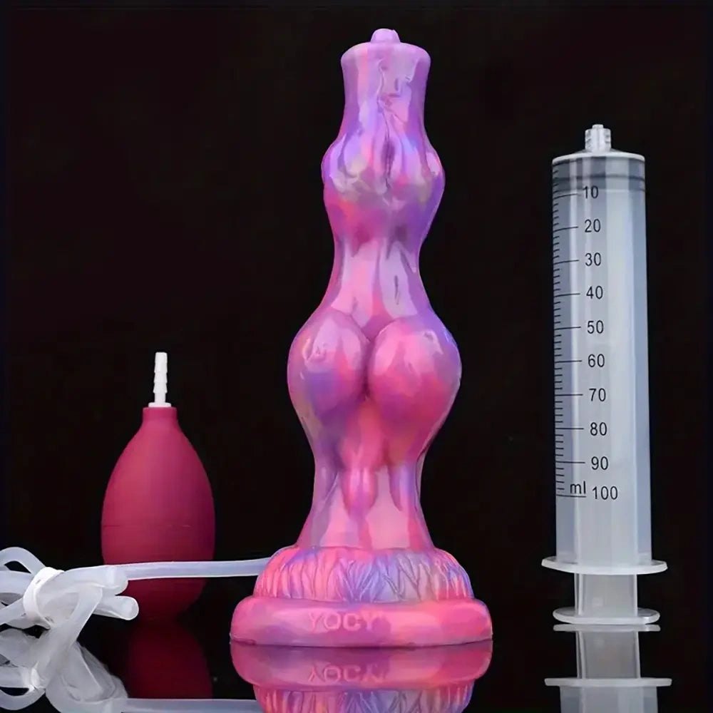 #2 colorful silicone curvy torso dildo