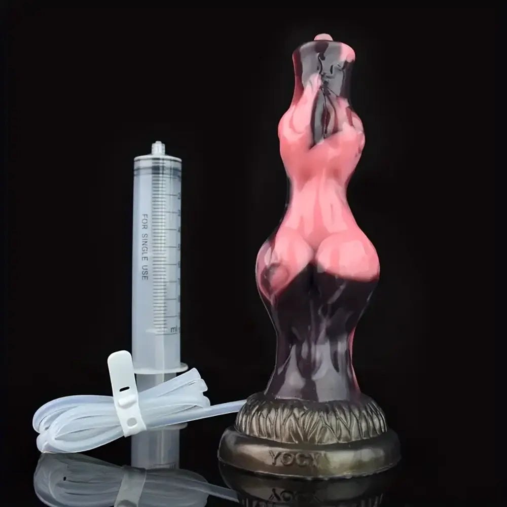 Colorful silicone curvy torso dildo, photo 2