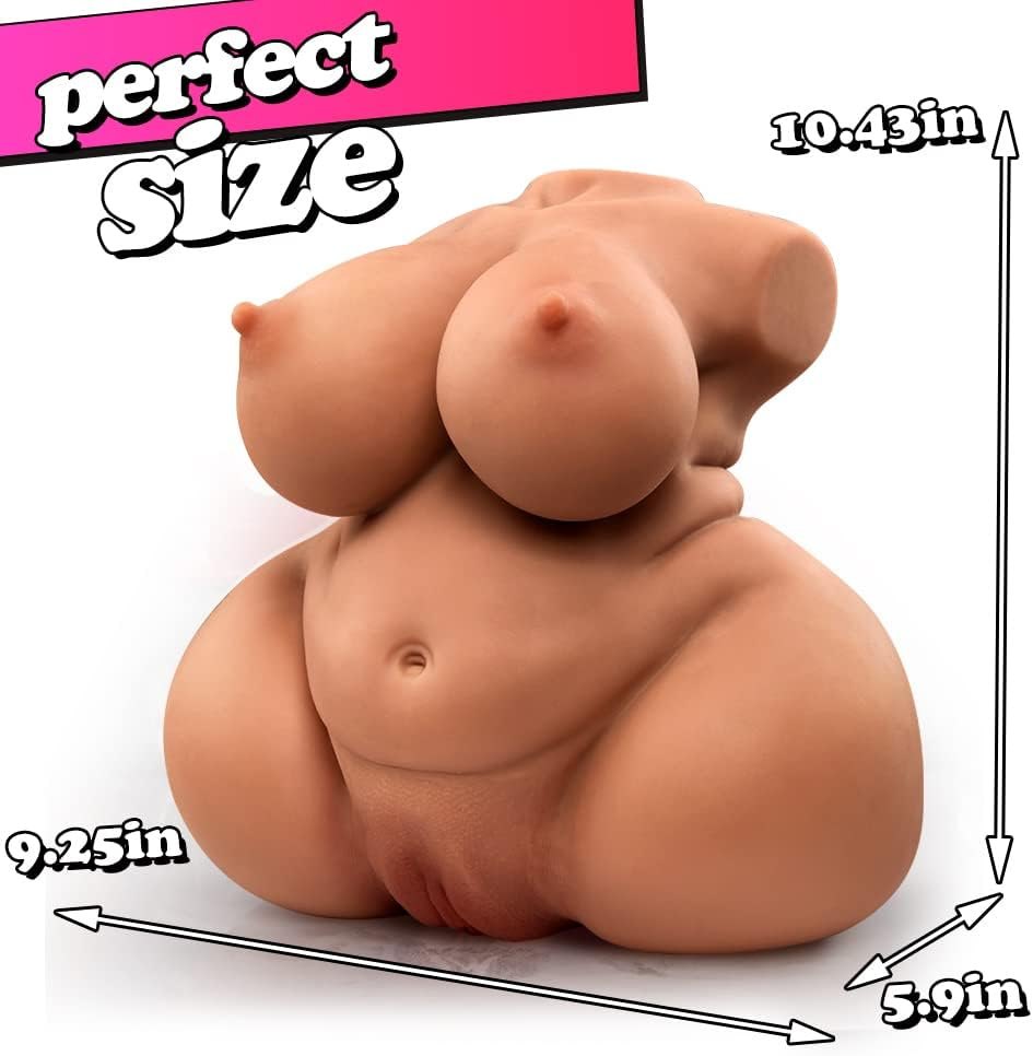 Curvy torso sex doll with dual channels, photo 8