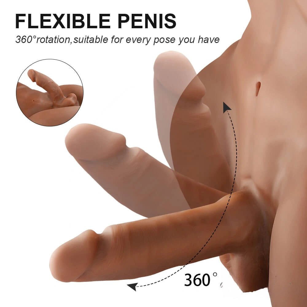 Flesh TPE curvy torso doll with penis, photo 4