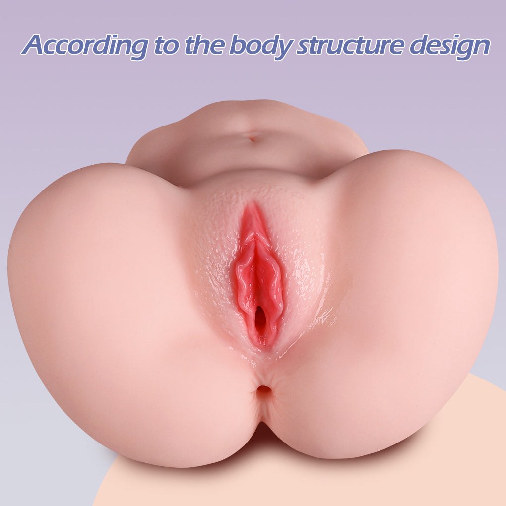Flesh colored TPE sex doll torso with bubble butt, photo 6