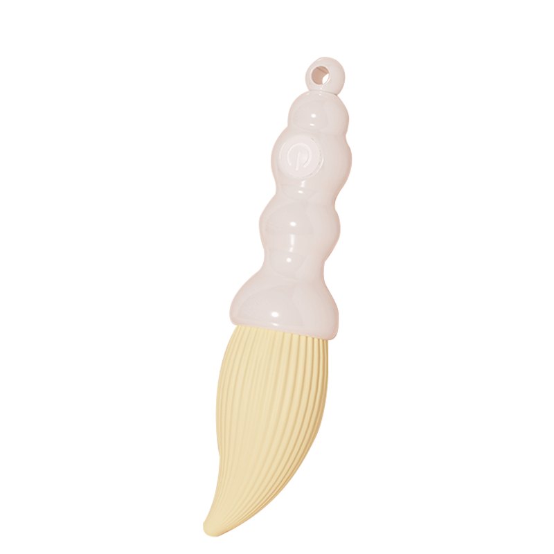 White pendant necklace bullet vibrator, photo 1