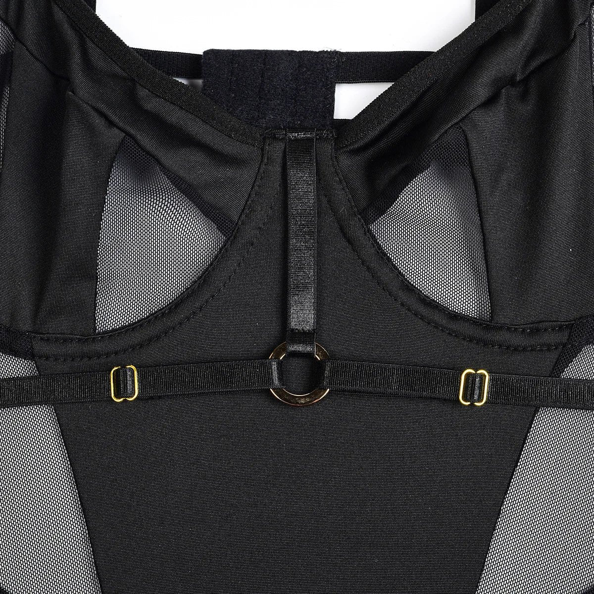 Cutout open cup strappy bodysuit, photo 7